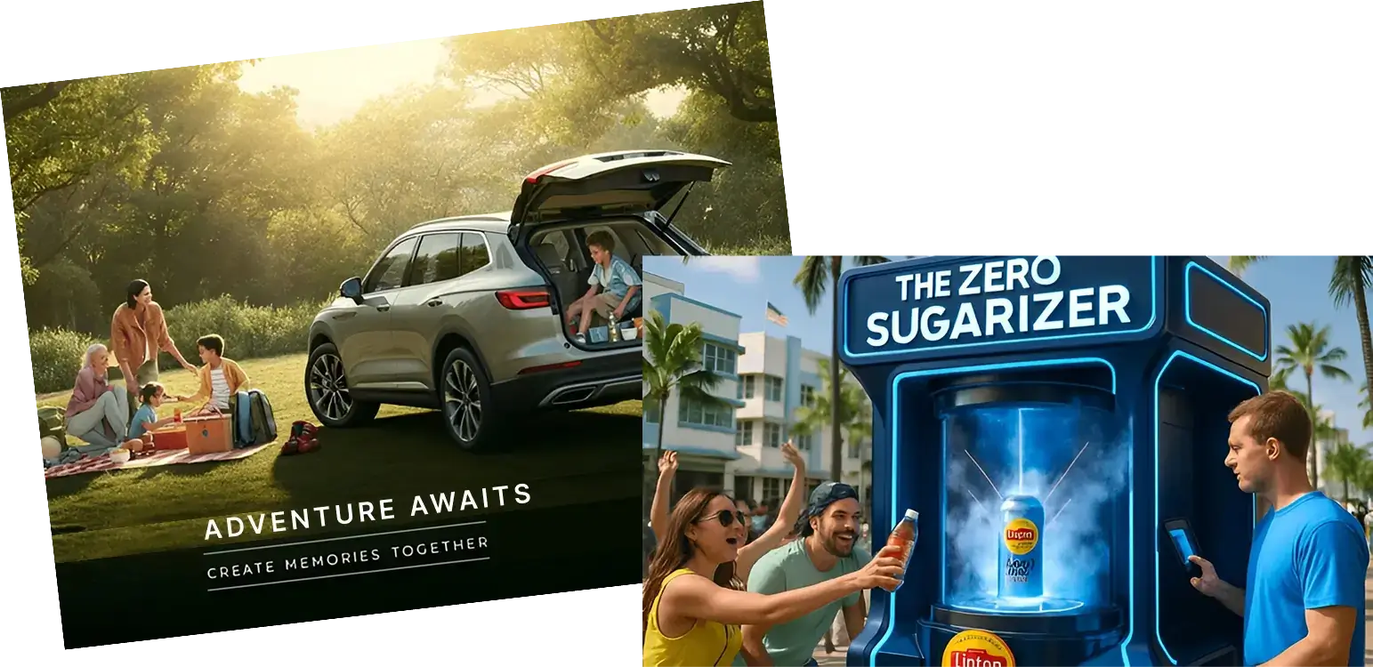 AI created ads