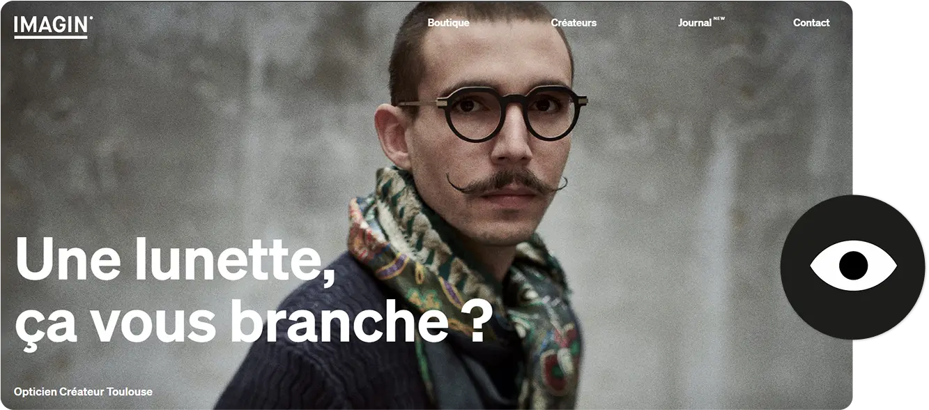 Imagin Optique Website
