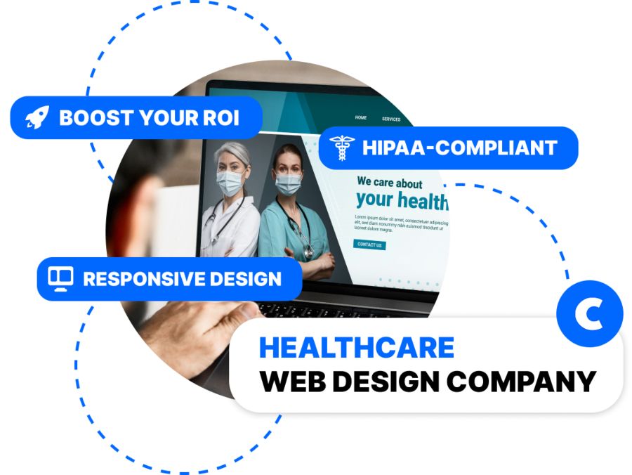 Healthcare web design company services