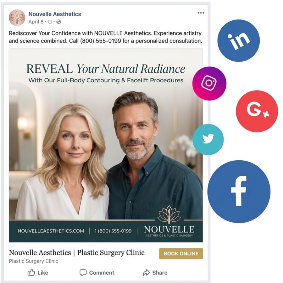 Social Media Plastic Surgery Post