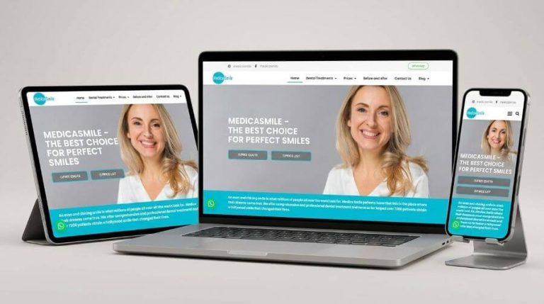 dental website design