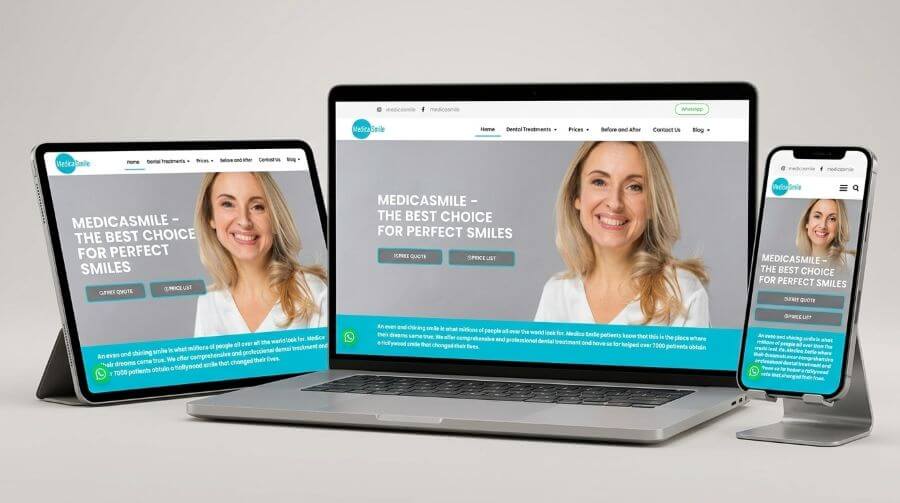 dental website design