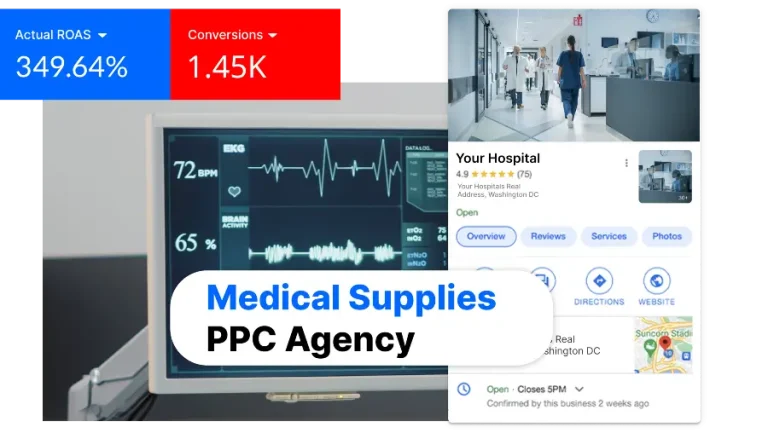 Medical supplies PPC agency